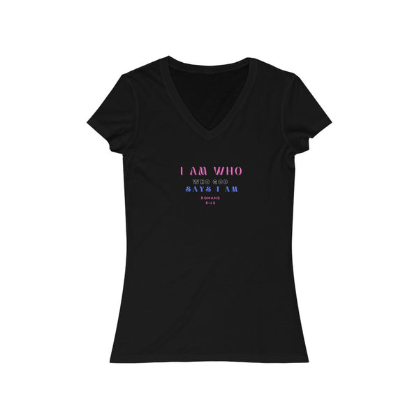 Women's Jersey Short Sleeve V-Neck Tee